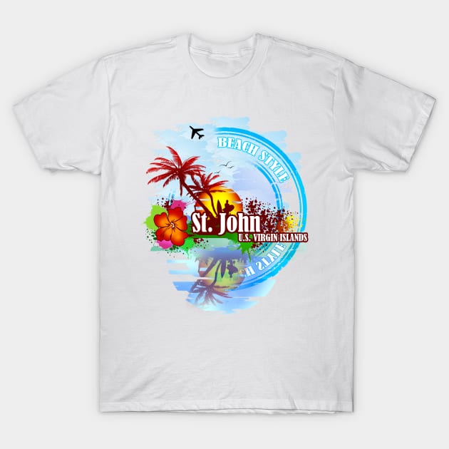 St. John U.S. Virgin Island T-Shirt by dejava